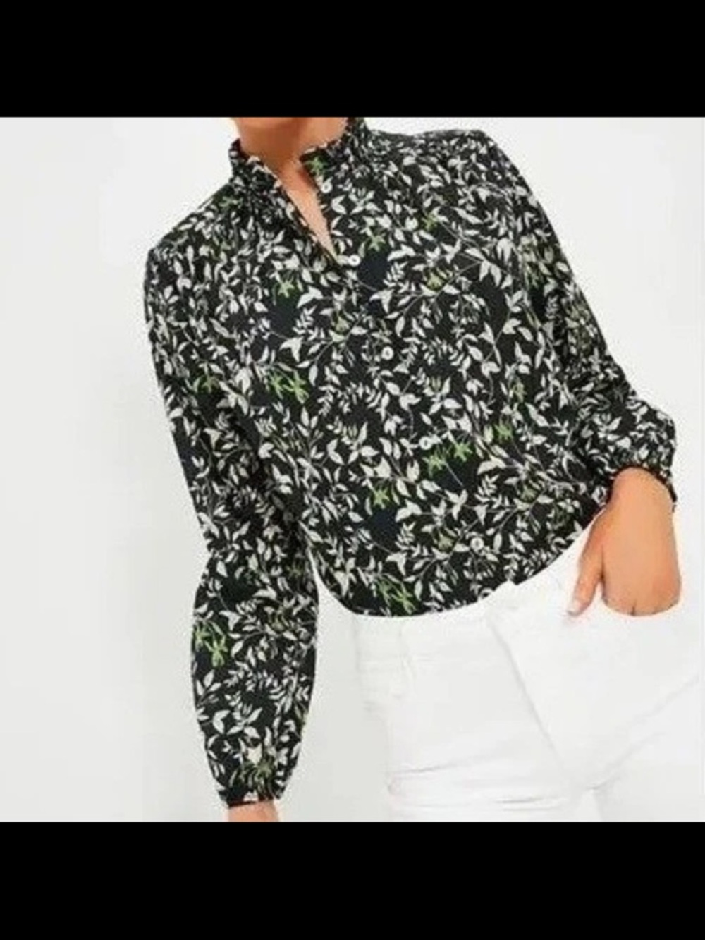 Tuckernuck Verdant Iris Avalon Blouse - Picture 3 of 7